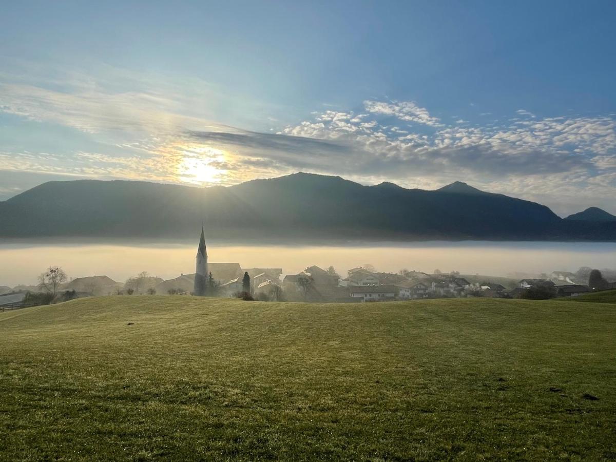 Ferienwohnung Hochriesblick Samerberg Bagian luar foto