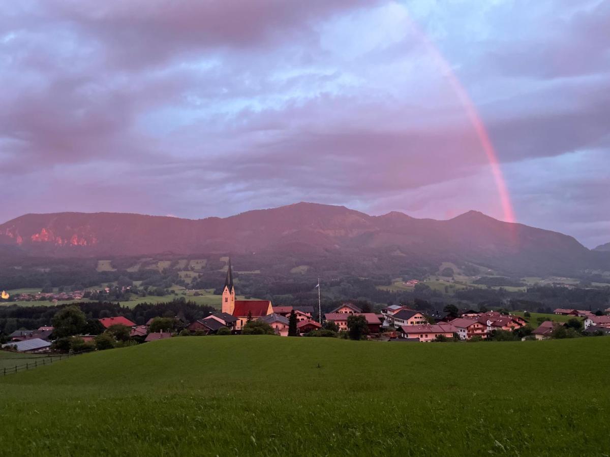 Ferienwohnung Hochriesblick Samerberg Bagian luar foto