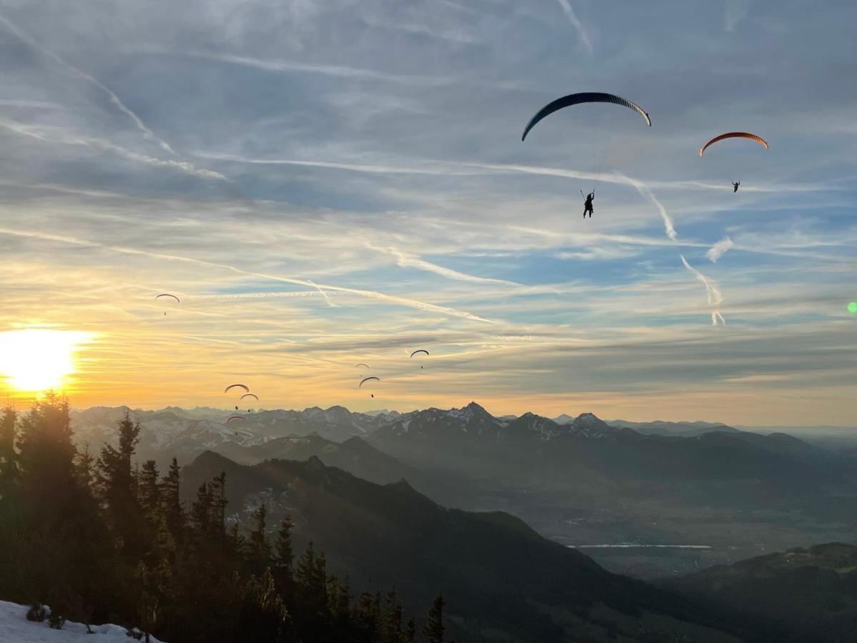 Ferienwohnung Hochriesblick Samerberg Bagian luar foto